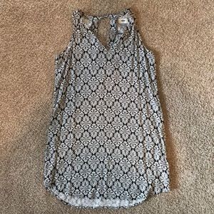 Black and white dress